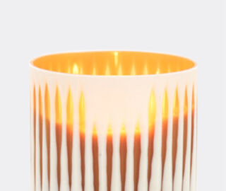 ONNO Collection 'Akosua White' candle, Sunset scent, small WHITE ONNO23CAN656WHI