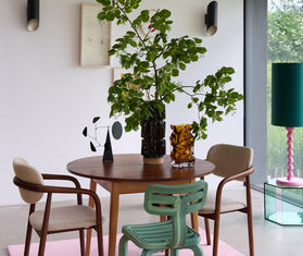 POLSPOTTEN 'Structure' vase, black BLACK POLS25VAS251BLK