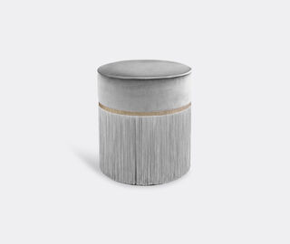 Lorenza Bozzoli Couture 'Couture' ottoman, medium, grey GREY LOBO20COU301GRY