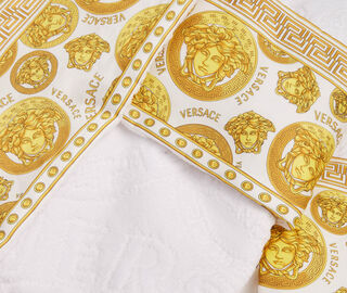 Versace 'Medusa Amplified' bathrobe, white WHITE VERS22BAT023WHI