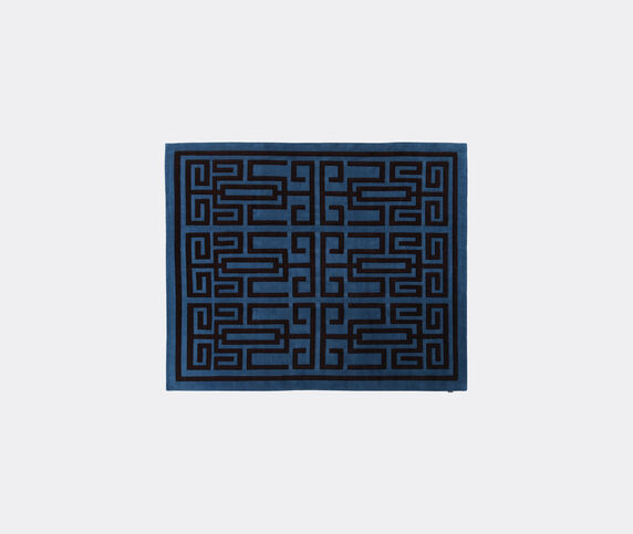 Amini Carpets 'Labrinto' rug, blue and black blue, black AMIN19LAB756BLU