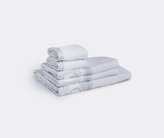Versace 'I Love Baroque' towel set, set of five, white undefined ${masterID}