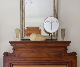 Col&eacute; &#39;Wise - Haua&#39; mirror LIGHT BROWN COIT20WIS436BLK