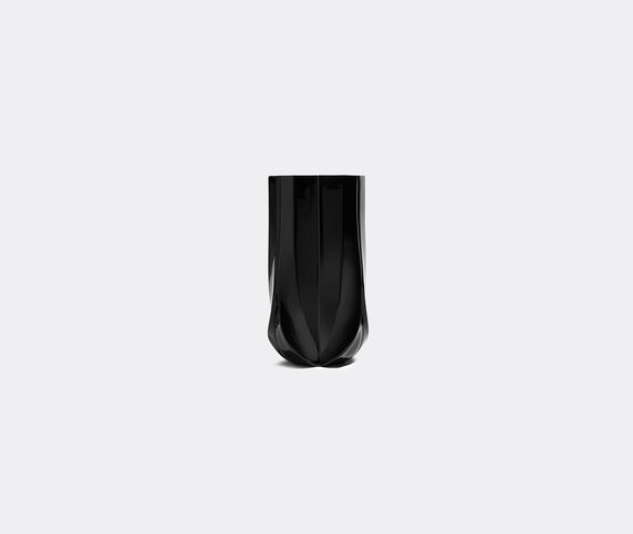 Zaha Hadid Design 'Braid' vase, wide, black