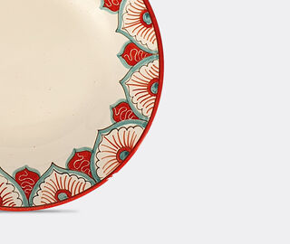 Les-Ottomans 'Peacock' dinner plate, multicolor MULTICOLOUR OTTO21PEA788MUL