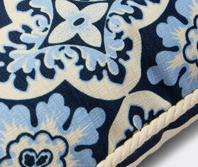 La DoubleJ 'Palazzo' cushion, small, blue MULTICOLOR LADJ26OUT829MUL