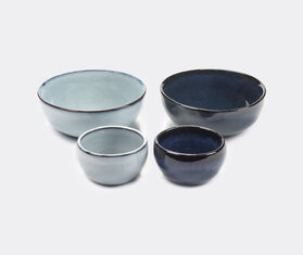 Serax 'Pure' bowls, set of four BLUE SERA22ENS156BLU