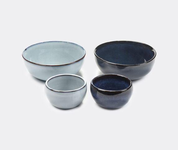 Serax 'Pure' bowls, set of four  SERA22ENS156BLU