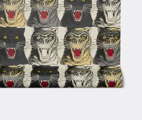 Gucci Tiger face print wallpaper WHITE GUCC18TIG199WHI