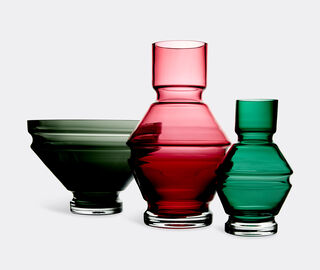 Raawii 'Rel&aelig;' vase, L, red RED RAAW19LAR737RED