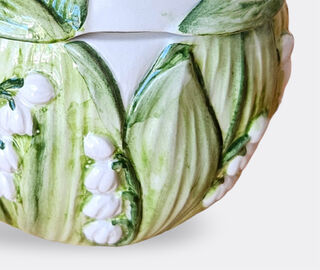 Les-Ottomans 'Lily of the Valley' sugar pot MULTICOLOUR OTTO23LIL827MUL