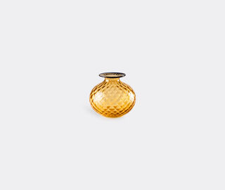 Venini 'Monofiore' rounded bottle, XS, yellow AMBER VENI20MON952YEL