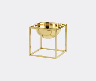 Audo Copenhagen 'Kubus Bowl', small, gold plated GOLD BYLA22BOW723GOL