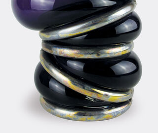 Vanessa Mitrani 'Chain Ring' vase, dark violet PURPLE VAMI22CHA344PUR