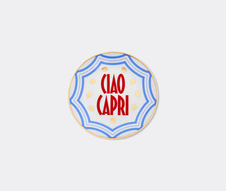 Bitossi Home 'Ciao Capri' plate, multicolor and gold MULTICOLOUR BIHO26CIA982MUL