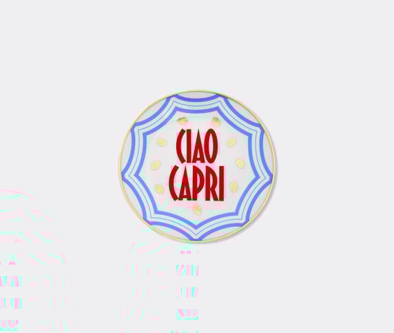 Bitossi Home 'Ciao Capri' plate, multicolor and gold MULTICOLOUR BIHO26CIA982MUL