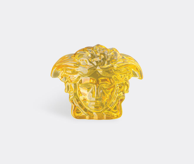 Rosenthal 'Medusa Lumiere' paperweight, amber AMBER ROSE21206120AMB