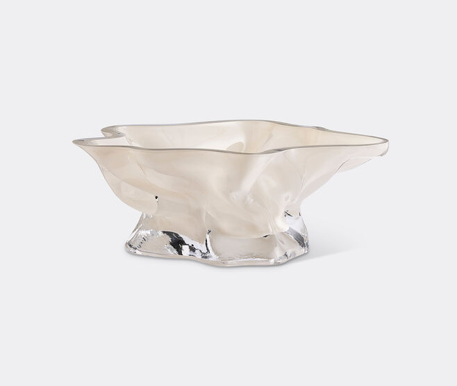 AYTM 'Vena' bowl, dark cream IVORY AYTM26VEN549WHI
