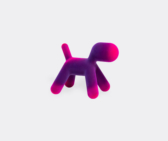 Magis 'Puppy', medium, flocked purple and fuchsia undefined ${masterID}