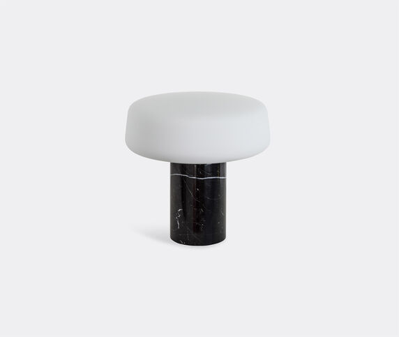 Case Furniture 'Solid Table Light', Nero Marquina marble, small, EU plug