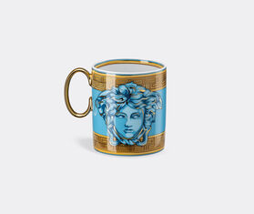 Rosenthal 'Medusa Amplified' mug, blue coin MULTICOLOUR ROSE22MED540BLU