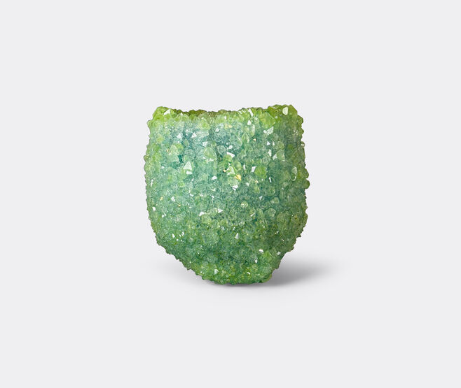 Mineral Series 'Crystal' vase, large, fresh sage GREEN MISE26LAR566GRN