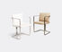 Marta Sala Éditions 'S2 Murena' chair, stainless steel Stainless steel, white MSED18MUR852WHI