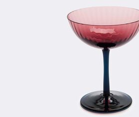 La DoubleJ Champagne coupe, set of two, violet PURPLE LADJ23CHA216PUR