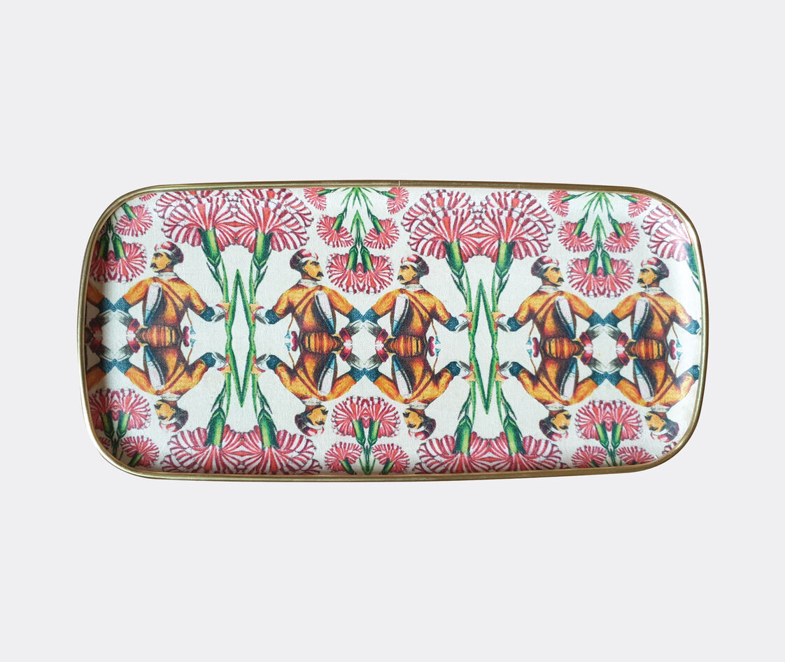 Les-ottomans Patch Nyc Rectangular Tray In Multicolor