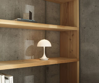 Louis Poulsen 'Panthella 160 V3' LED portable lamp, opal white WHITE LOPO24PAN342WHI