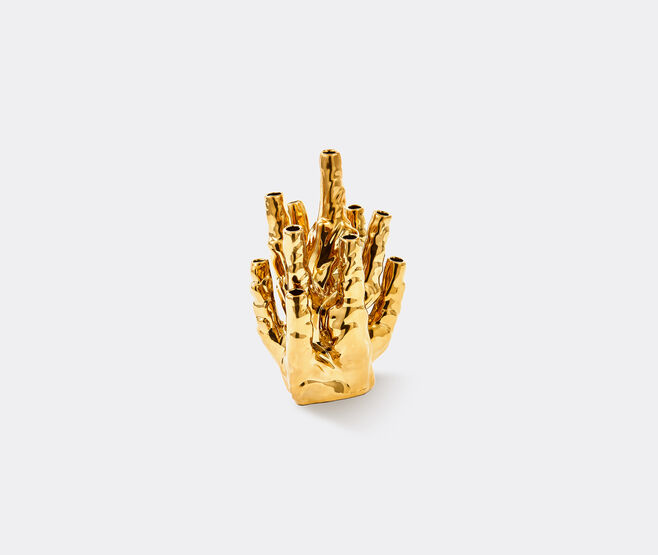 POLSPOTTEN 'Coral 10-tulips' vase, gold GOLD POLS25VAS957GOL