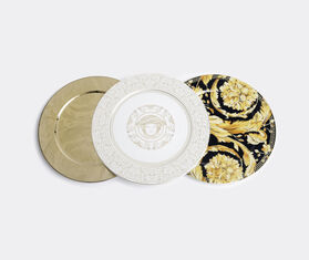 Rosenthal Versace &lsquo;Ikarus Vanity&rsquo; service plate MULTICOLOUR ROSE15SER330BLK
