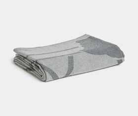 Versace 'Shadov' reversible blanket GREY VERS22BLA586GRY