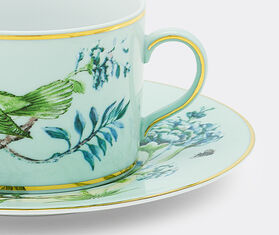 Aquazzura Casa &#39;Secret Garden&#39; teacup and saucer, set of two GREEN AQUA23SEC377GRN