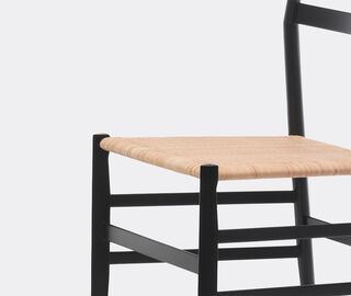 Cassina 'Superleggera' chair, black BEIGE CASS21SUP893BLK