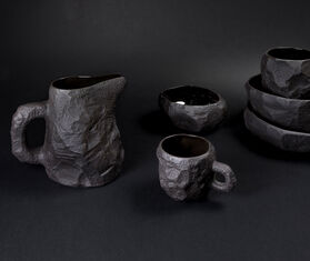 1882 Ltd 'Crockery Black' mug BLACK 188223CRO244BLK