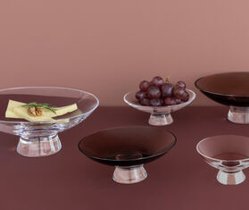 Nude &#39;Silhouette&#39; bowl, large, caramel COPPER NUDE20SIL179BRW