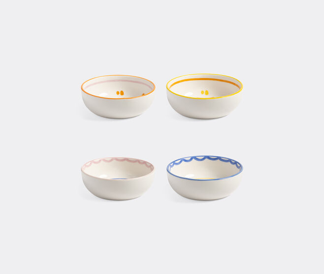 &k Amsterdam 'Boavista' bowl, set of four, multicolor MULTICOLOUR AMST25BOW906MUL