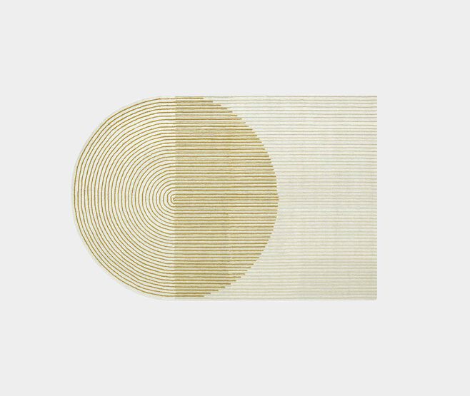 GAN 'Ply' rug, yellow BROWN GANR20PLY341BRW
