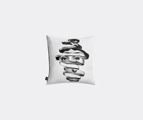 Fornasetti &#39;Tema e Variazioni N.18, N. 297&#39; cushion, black and white WHITE FORN24CUS406MUL
