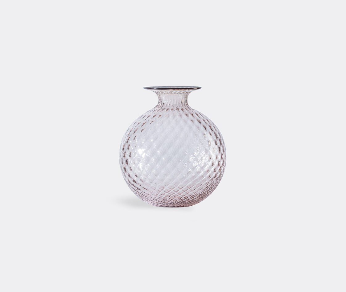 Venini Vases Dusty Rose In Dusty Rose, Red