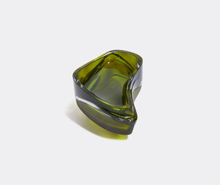 Zaha Hadid Design 'Plex' vessel, olive green OLIVE ZAHA20PLE021GRN
