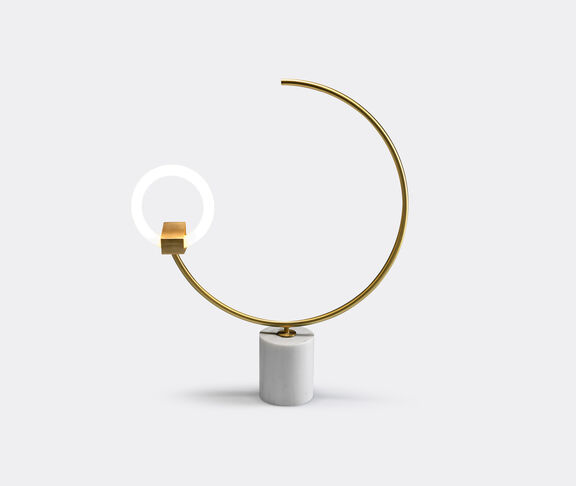Chris Basias Studio Arges Table | Floor Lamp With Bulb Lumen 22W And Color Warm White white,gold ${masterID} 2