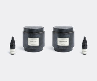 Mad et Len 'Monarchia' pot pourri totem, Ambre nobile BLACK MALE15POT388BLK