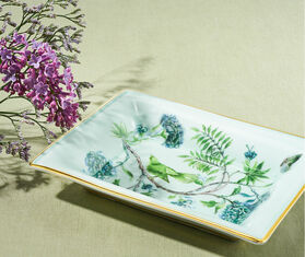 Aquazzura Casa &#39;Secret Garden&#39; tray GREEN AQUA23SEC476GRN