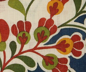 La DoubleJ 'Windflower Plac&eacute;e' square tablecloth, multicolor MULTICOLOR LADJ26SQU222MUL