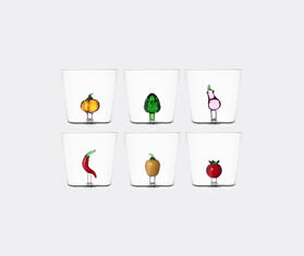 Ichendorf Milano &#39;Vegetables&#39; tumbler, set of six MULTICOLOUR ICMI23VEG080MUL