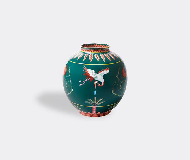 La DoubleJ 'Spirit Stork Bubble Vase' MULTICOLOUR LADJ22BUB103MUL