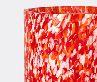 Stories of Italy 'Macchia su Macchia' red and ivory vase, tall MULTICOLOUR STLY20MAC806RED