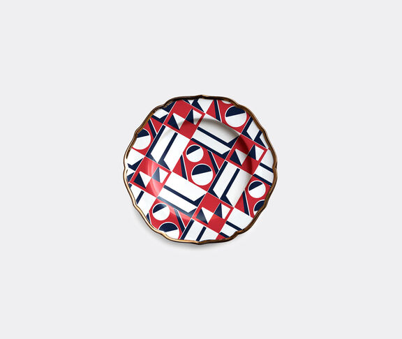 La DoubleJ 'Geometrico' dessert plates, set of two MULTICOLOUR LADJ17GEO938MUL